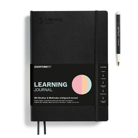 Learning Journal Composition (B5), Black, English