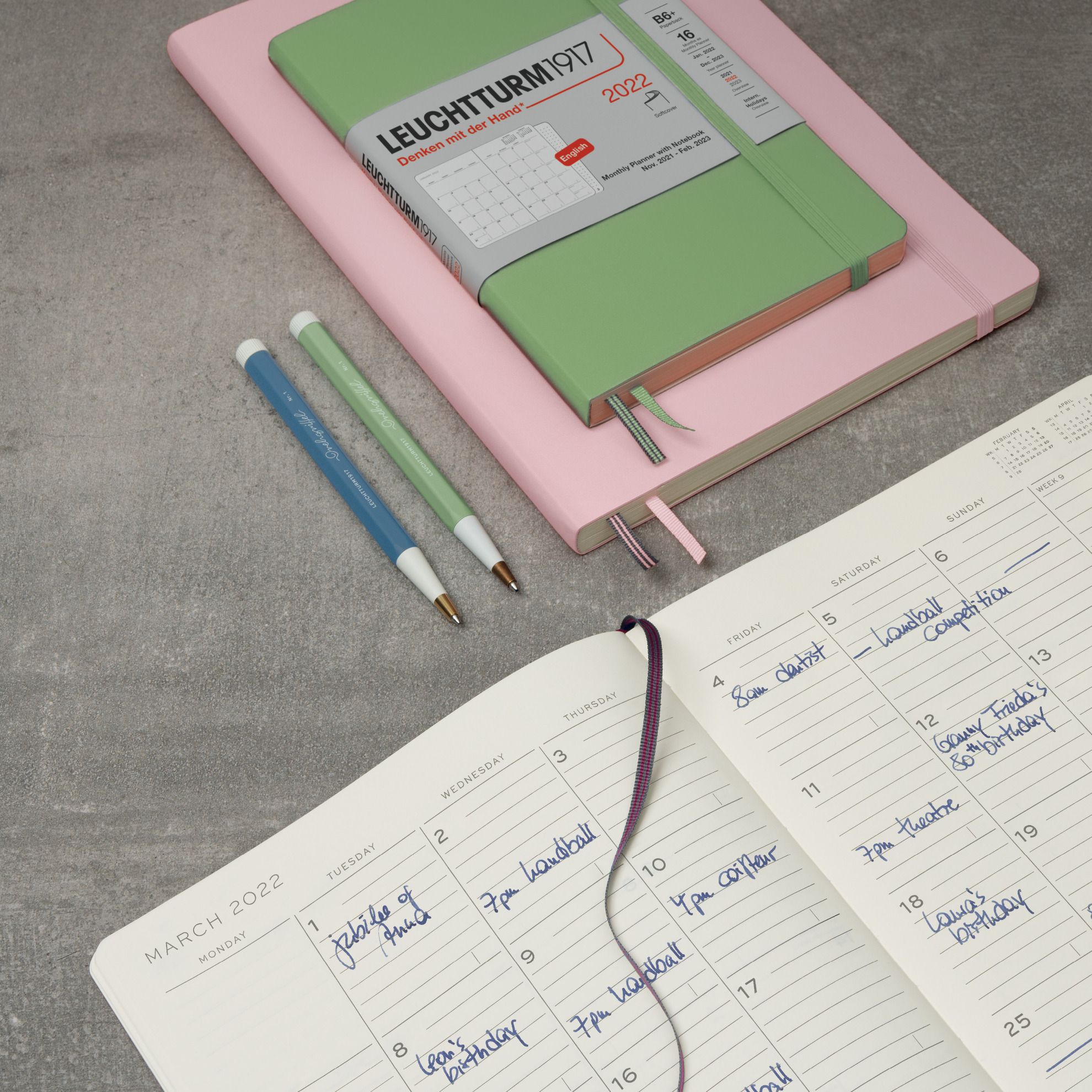 Monthly Planner with Notebook