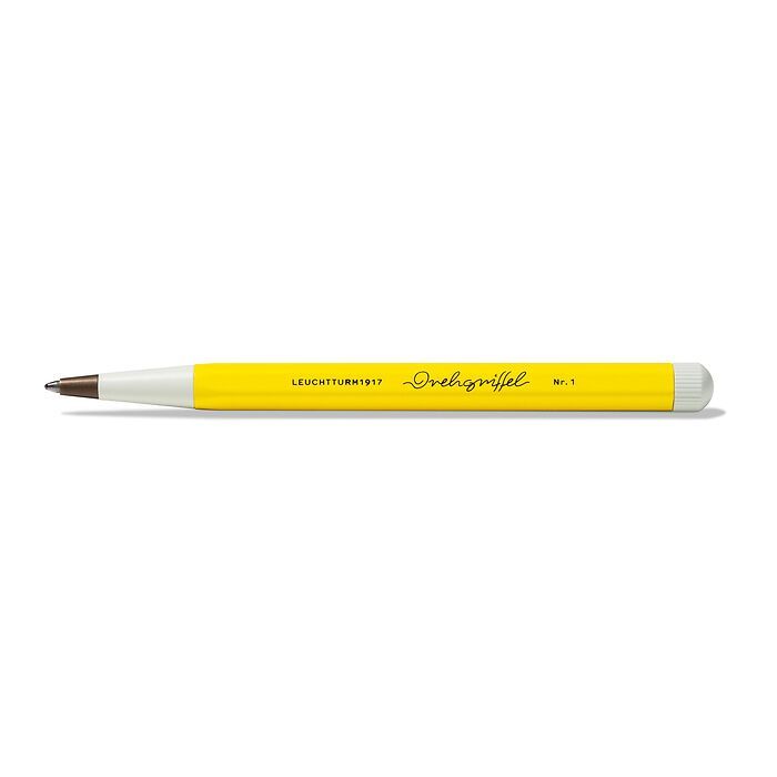 Drehgriffel Nr. 1, Lemon - Ballpoint pen with royal blue ink