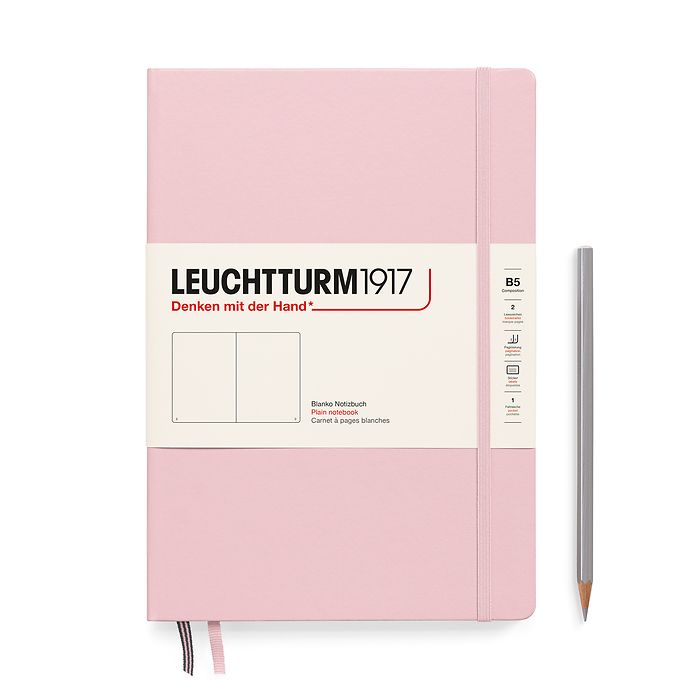 Notebook Composition (B5), Hardcover, 219 numbered pages, Powder, plain
