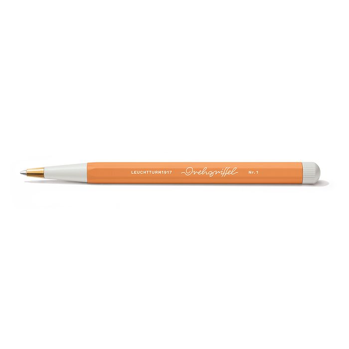 Drehgriffel Nr. 1, Apricot - Ballpoint pen with royal blue ink