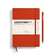 Notebook Medium (A5), Hardcover, 251 numbered pages, Fox Red, plain