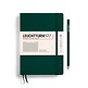 Notebook Medium (A5), Hardcover, 251 numbered pages, Forest Green, squared