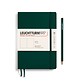 Notebook Medium (A5), Softcover, 123 numbered pages, Forest Green, plain