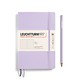 Notebook Paperback (B6+), Softcover, 123 numbered pages, Lilac, dotted