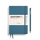Notebook Paperback (B6+), Hardcover, 219 numbered pages, Stone Blue, plain
