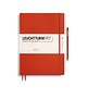 Notebook Master Slim (A4+), Hardcover, 123 numbered pages, Fox Red, plain