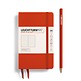 Notebook Pocket (A6), Hardcover, 187 numbered pages, Fox Red, dotted