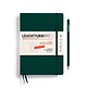 Weekly Planner & Notebook Medium (A5) 2025, 18 Months, Forest Green, German