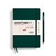 Weekly Planner & Notebook Medium (A5) 2025, 18 Months, Forest Green, English