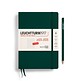 Weekly Planner & Notebook Medium (A5) 2025, 18 Months, Forest Green, French